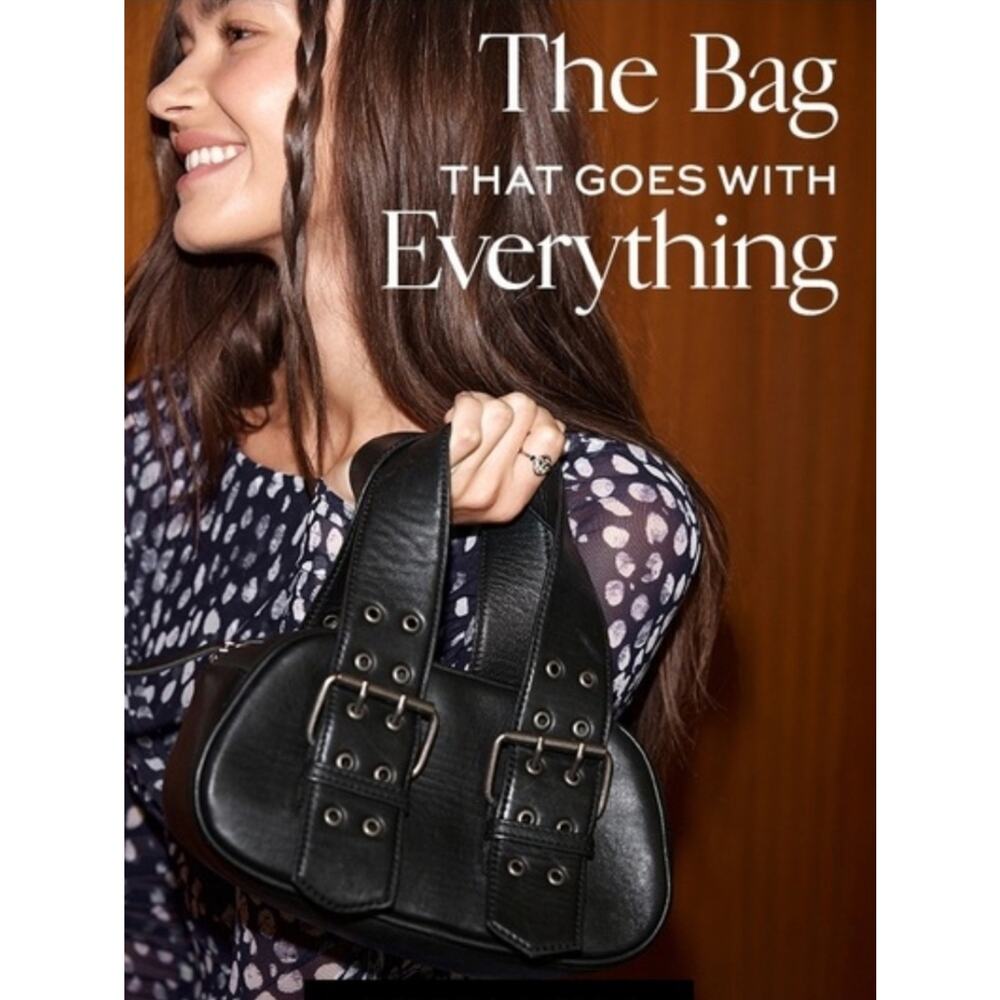 *FINAL PRICE DROP* Nwt Free People Say Yes Bag in Black - Picture 2 of 15